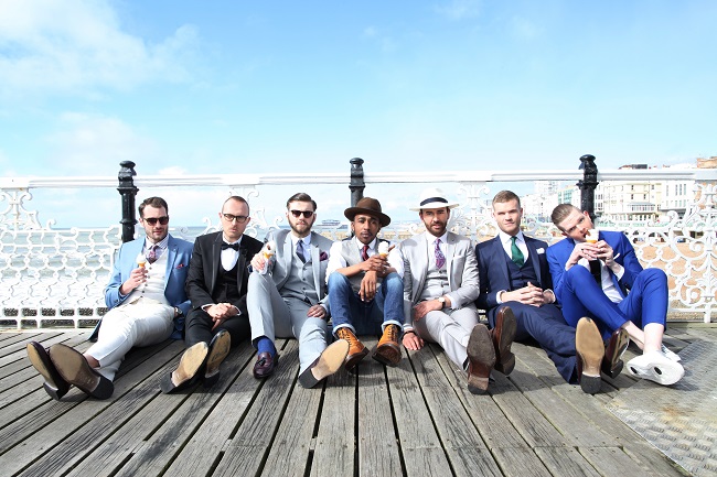 Lester moda de hombre en la playa