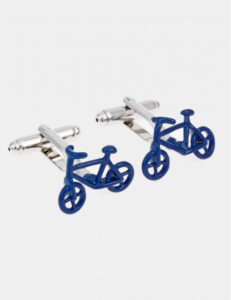 gemelo bicicleta azul de Lester