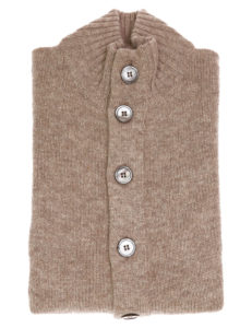 Cardigan con botones beige