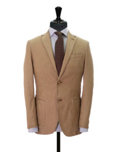 Chaqueta de sarga tostada
