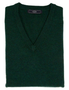Jersey pico verde musgo