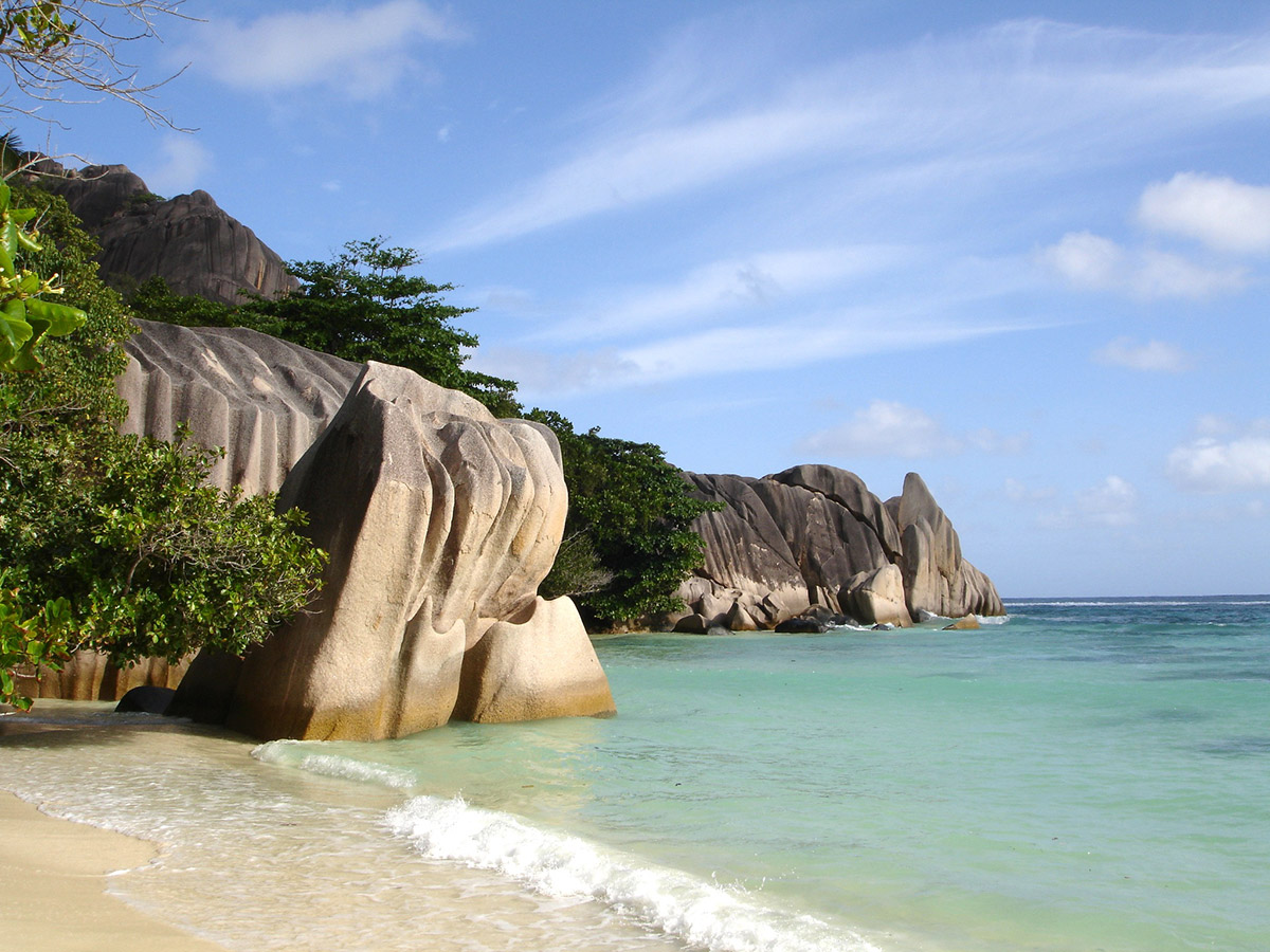 Anse Source d'Argent en La Digue en Seychelles