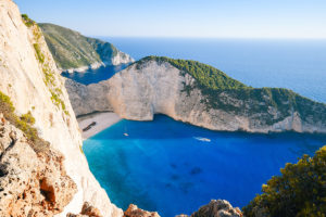 Playa Navagio en Grecia