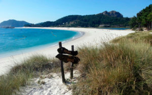 Playa de Rodas en las Islas Cíes