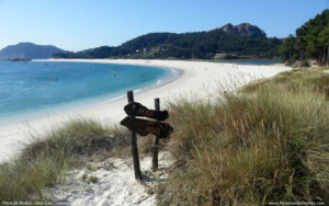 Playa de Rodas en las Islas Cíes