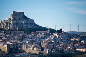 vista aérea de morella